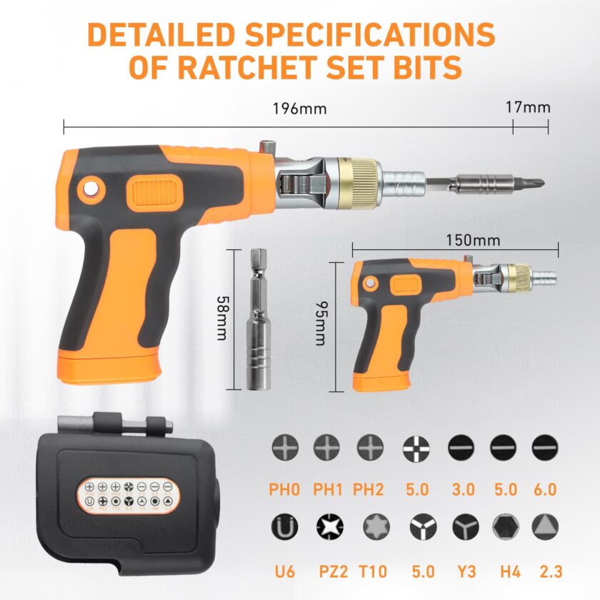 🔥 Upgraded 16-in-1 Portable Ratchet Screwdriver Set with Magnetic Handle 🛠️ - Image 12