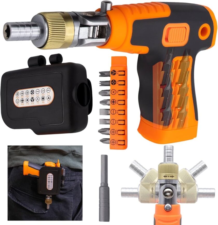 🔥 Upgraded 16-in-1 Portable Ratchet Screwdriver Set with Magnetic Handle 🛠️ - Image 3