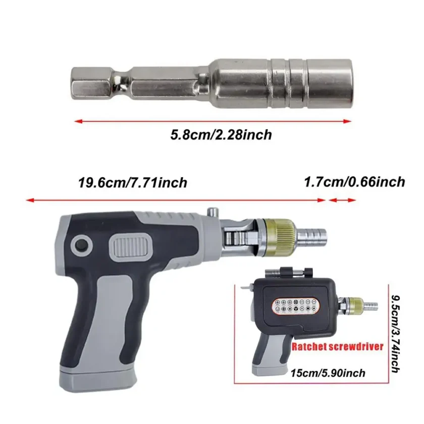 🔥 Upgraded 16-in-1 Portable Ratchet Screwdriver Set with Magnetic Handle 🛠️ - Image 14