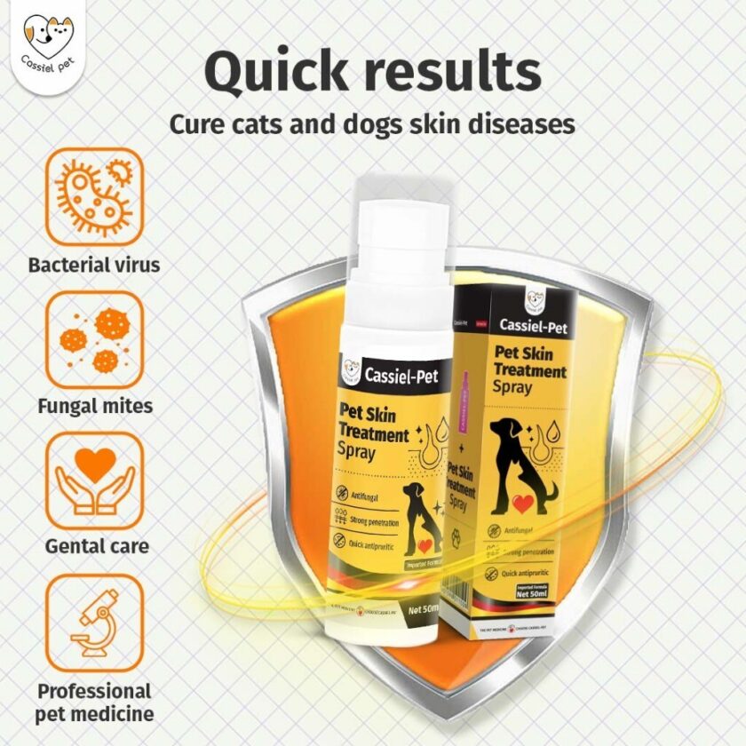 Pet Skin Treatment Spray for Fungal & Bacterial Infections - Image 2